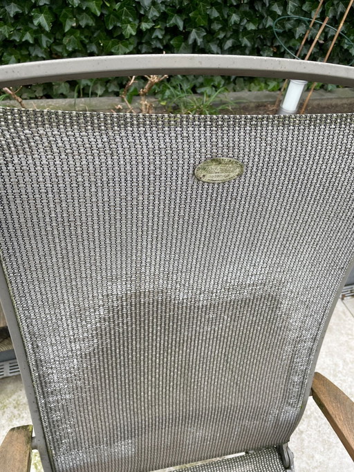 Conjunto de jardín mesa 4 sillas