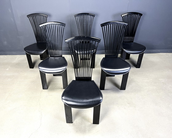 Image 1 of Vintage Dining Chairs by Pietro Costantini, 1980s, Set of 6