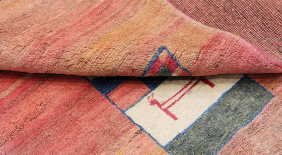 Image 1 of Original Perserteppich Gabbeh Ghashghai Orientteppich 158 cm x 116 cm Alt Natur