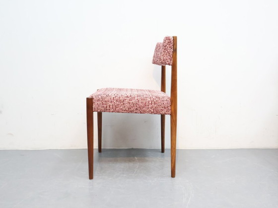 Image 1 of Chaises vintage en palissandre, nouveau revêtement