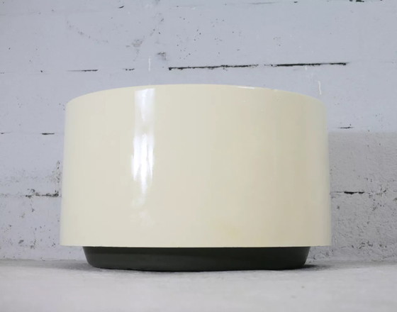 Image 1 of Fioriera cilindrica in fibra di vetro laccata