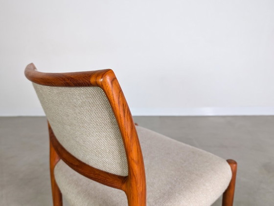 Image 1 of Set di 2 sedie Niels O Moller JL Møller Møbelfabrik modello 80 in teak