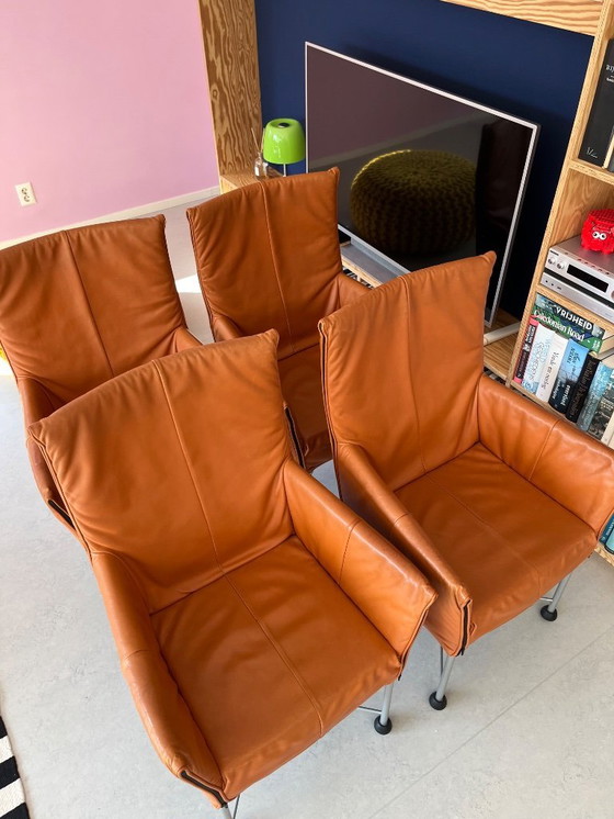 Image 1 of 4 Montis Chaplin stoelen + tafelpnderstel