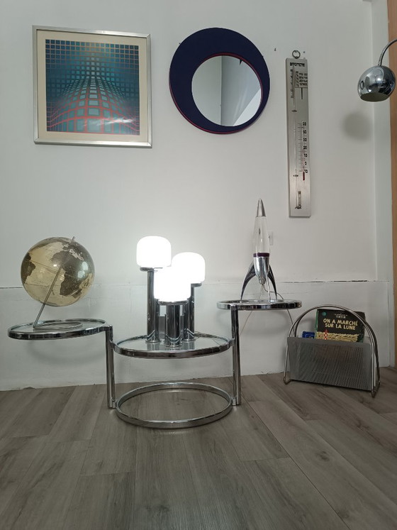 Space Age Murano Glass Lamp 1970s – Table lamps, Metal (photo 9 of 9)