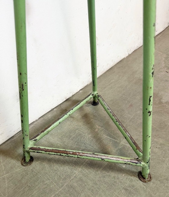 Image 1 of Green Industrial Workshop Stool, 1960s