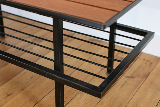 Image 1 of Tavolino vintage in teak e ceramica 1960