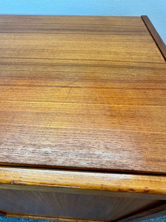 Buffet bas en teck design danois Mid Century, années 50 60 Vintage, Bois, Marron (photo 6 sur 11)