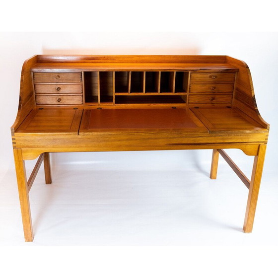 Image 1 of Vintage Oregon pine desk by Andreas Hansen and Hadsten Wood industry