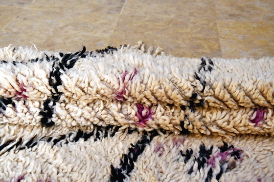 Image 1 of  Tapis marocain vintage Beni Ourain - 235 x 143 cm