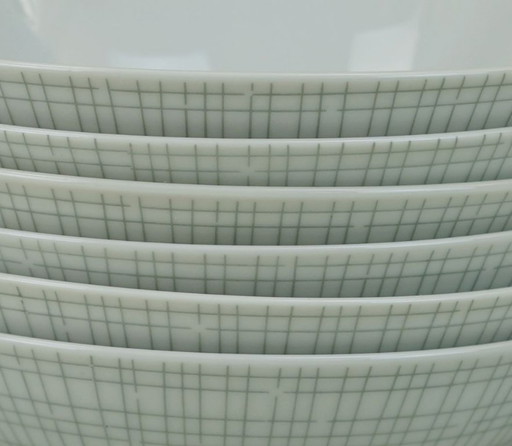 6 GUARNICIONES Arzberg 2025 Heinrich Löffelhardt 1957 Diseño clásico - Juego 1