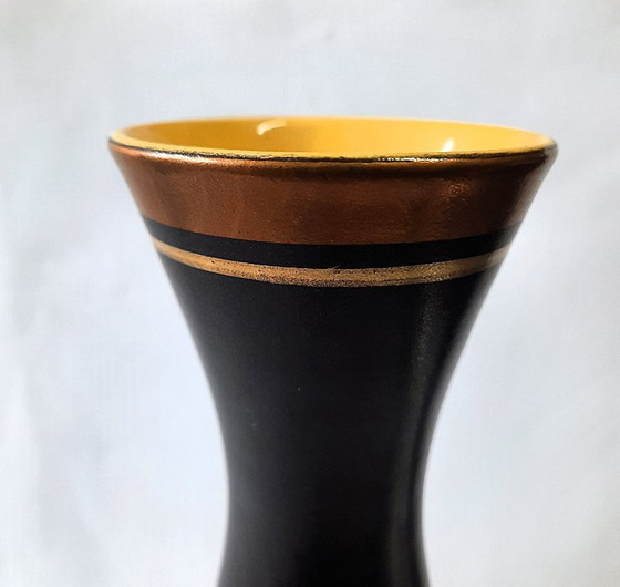 Image 1 of Vaso Dumler & Breiden - Modello 103.25 - Nero con rame e oro