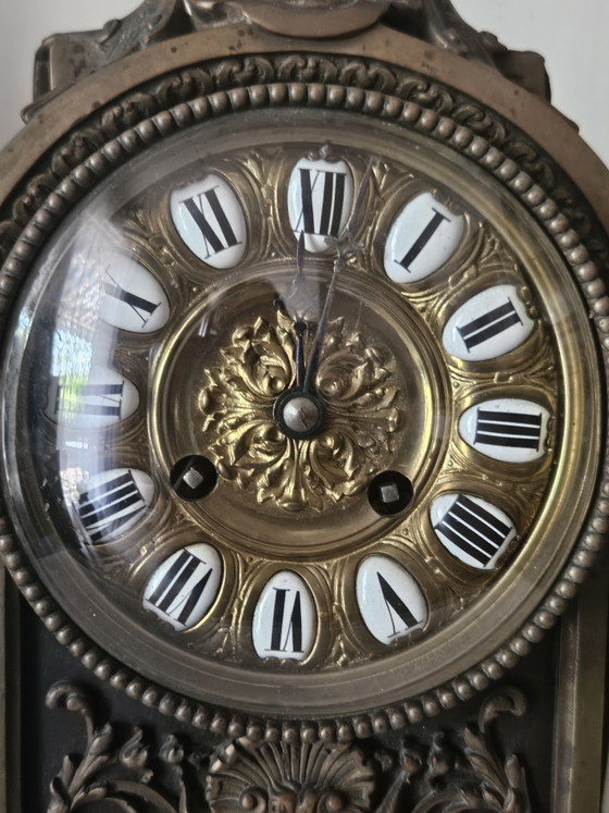 Embellecedores de chimenea de estilo neorrenacentista del siglo XIX. – Hersant, Relojes, Bronze (photo 2 of 14)
