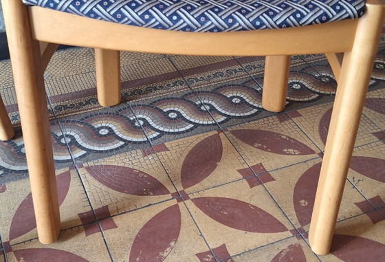 Image 1 of Paar Deense Morten eetkamerstoelen ontworpen door Niels Koefoed