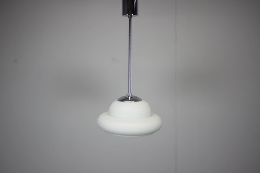 Suspension chromée du milieu du siècle, années 1960, Tchécoslovaquie