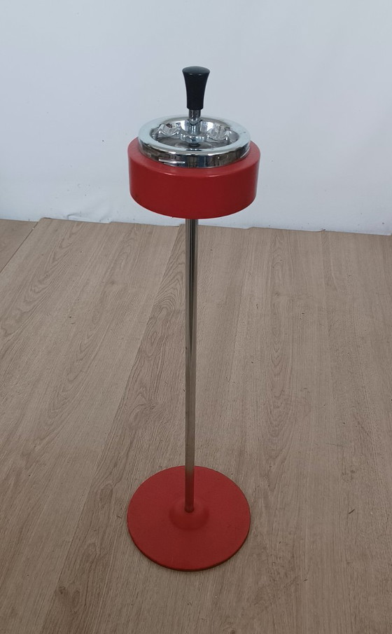 Posacenere da terra Vintage Space Age – Oggetti decorativi, Metal, Plastic (photo 2 of 8)
