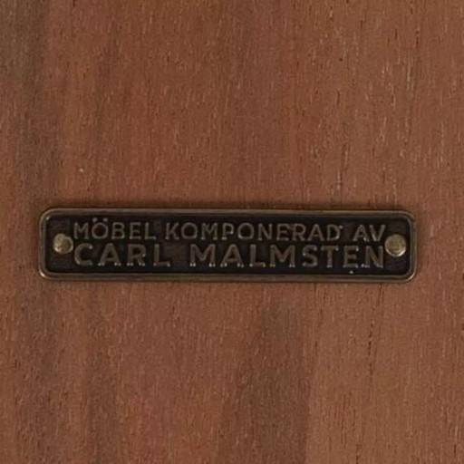 Skandinavischer „Ovalen“-Birkentisch, gestempelt Carl Malmsten, Schweden, 1960er Jahre