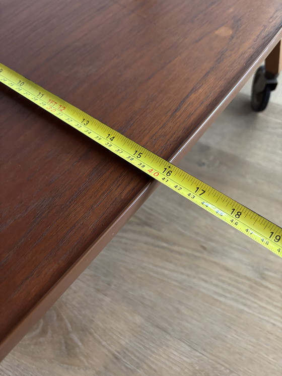 Image 1 of Vintage Scandinavische Opklapbare Serveerwagen Jaren 60/70 M