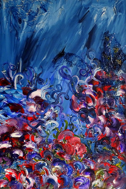 CB. Get the blue's, triptych.