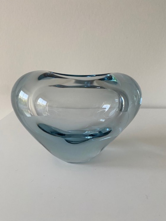 Image 1 of Holmegaard Denmark 2 beautiful "Minuet" vases Per Lutken