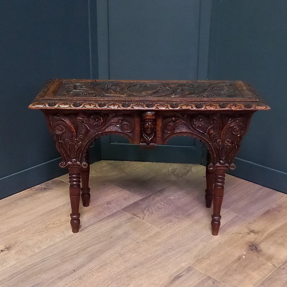 Image 1 of Banco con somier del siglo XIX