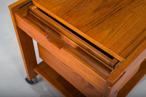 Image 1 of Barra de bar de teca danesa de mediados de siglo modelo 703 de Cart Aksel Kjersgaard, años 60