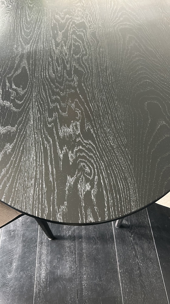 Image 1 of Black oval table of 320cm