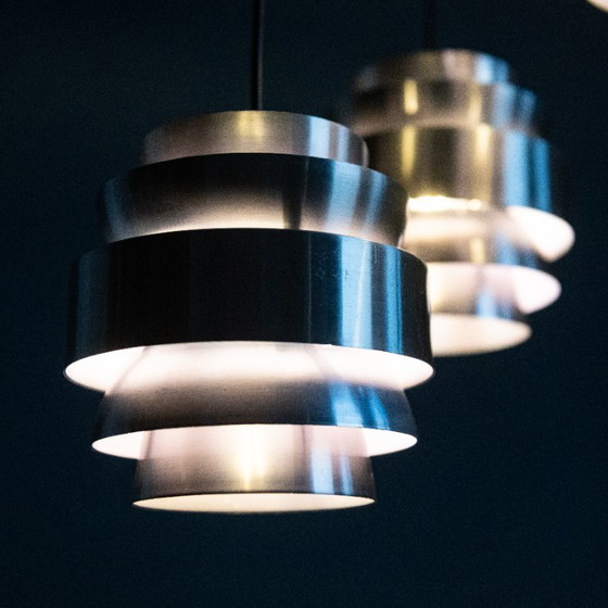 Image 1 of Metal Cascade Pendant Lamp by Lakro Amstelveen