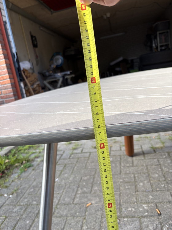 Design Esstisch Circlips - Marmoroptik HPL-Platte., Castelijn, Esstische, Andere, Grau (Foto 8 von 12)
