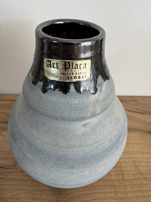 Vintage Spanish Art Plaça Vase