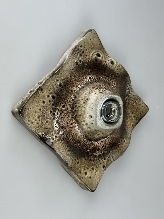 Image 1 of 60s 70s Aplique Ceramica Siglo Medio Diseño Space Age