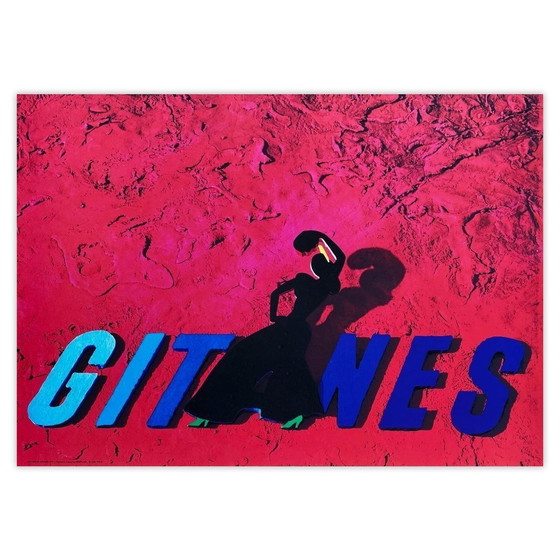 Image 1 of GITANES - OMAGGIO A MAX PONTY Peter Pocs Poster 1991