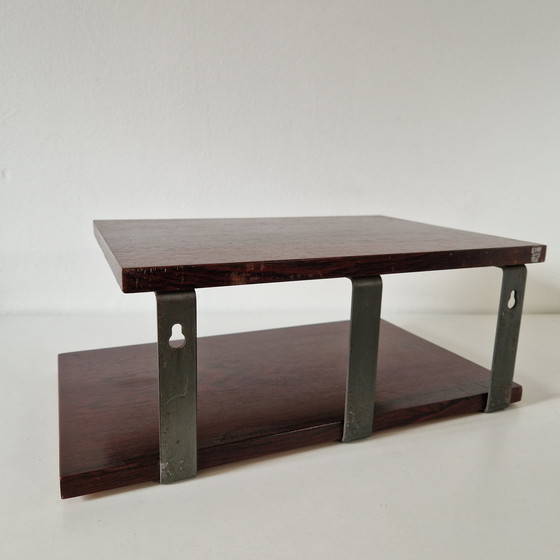 Image 1 of Wall shelf vintage wall rack 60s telephone shelf