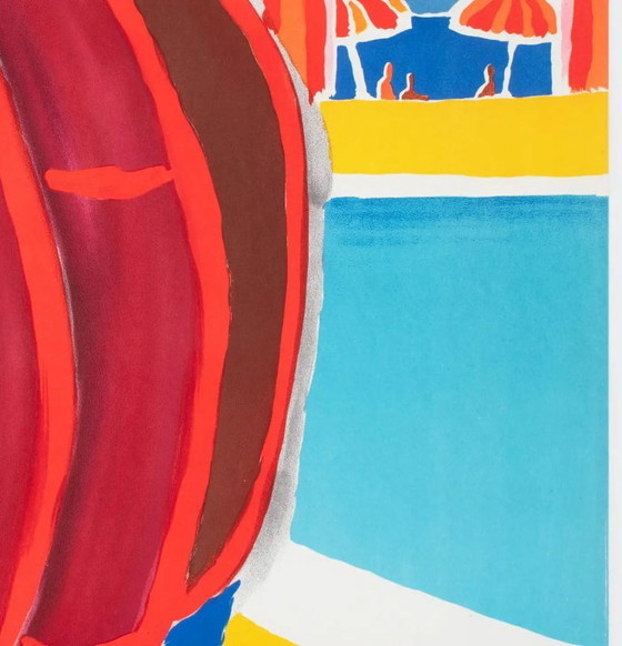 Bernard Villemot - Visitez La Côte D'Azur - Print Arwork – Affiches, Paper (photo 5 of 7)