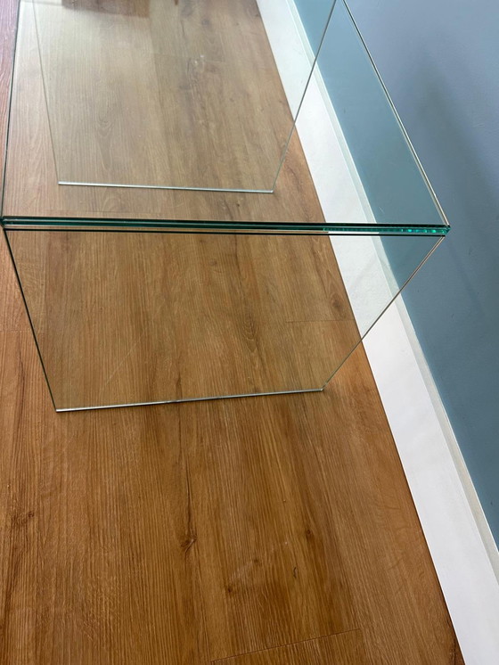 Image 1 of Vintage Glass Side Table