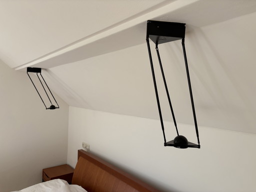 2x plafondlampen lucitalian Kandido design F.A. Porsche