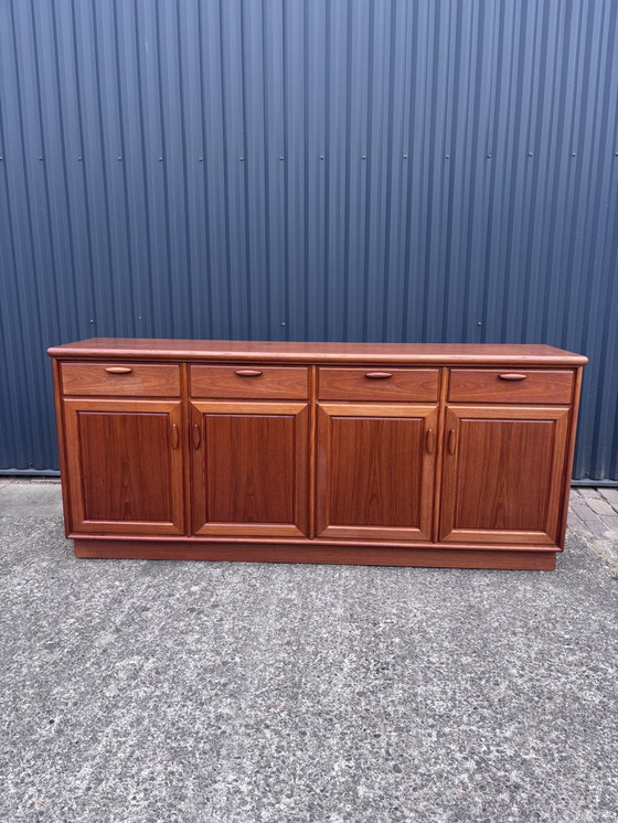 Image 1 of Buffet bas vintage dressoir teck