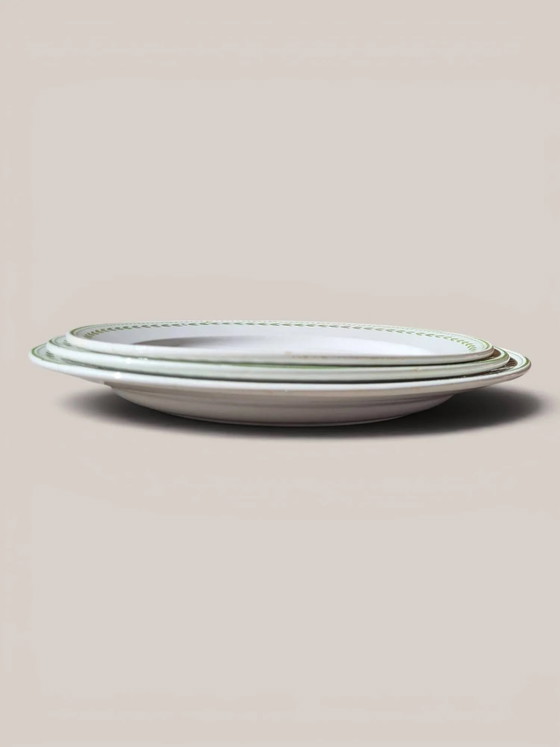 3 semi-deep plates in Boch Frères Kéramis earthenware. – Crockery, Porcelain (photo 7 of 11)
