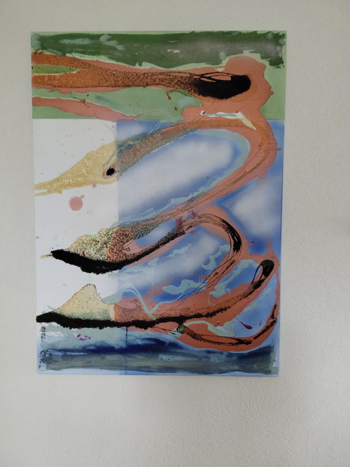 Tableau 'Paradis' de Mathilde Pil