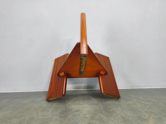 Image 1 of Danish Mid Century Teak Round Coffee Table, 1960s