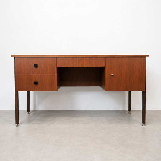 Image 1 of Scrivania Combineurop vintage in teak e wengé, Belgio