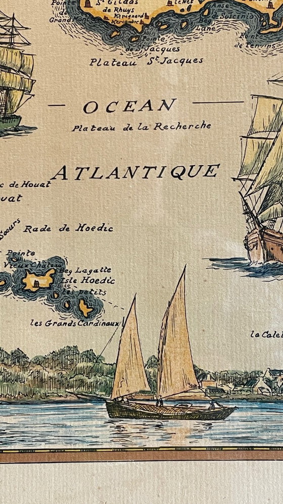 Image 1 of Vintage Atlantic OCEAN GOLD SCHEDA PIEGATA