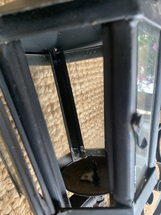 Image 1 of Vier klassieke vintage wandlantaarns