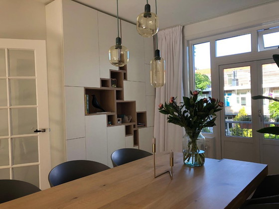 Wooden Table With Steel Legs – Oldwood, Dining tables, Metal (photo 5 of 7)