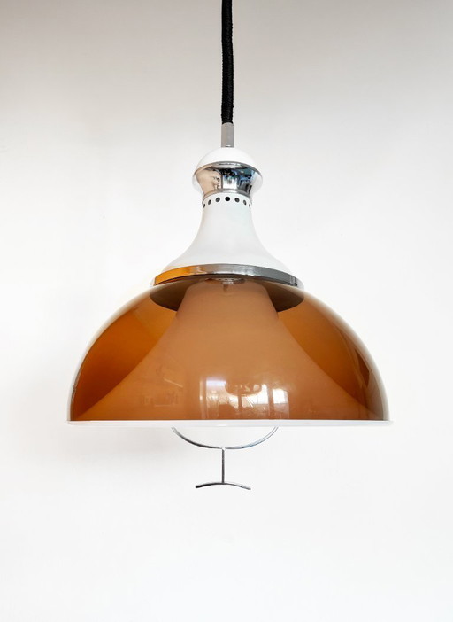 Vintage Stilux Milano Space Age pendant lamp