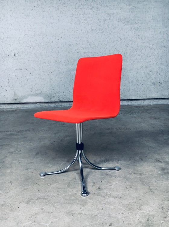 Image 1 of Brabantia Home Steel 3er-Set Esszimmerstühle, Niederlande, 1970er