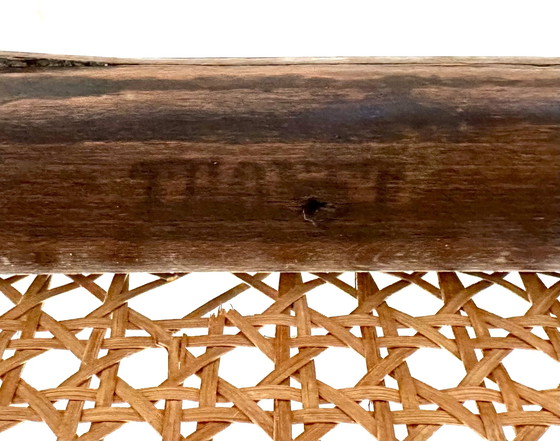 Image 1 of Original Thonet rocking chair model 7010 (1881-1919) with some...