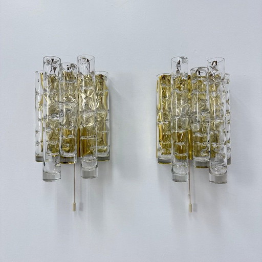 Pair of Doria Leuchten wall lamps sconce , 1970s