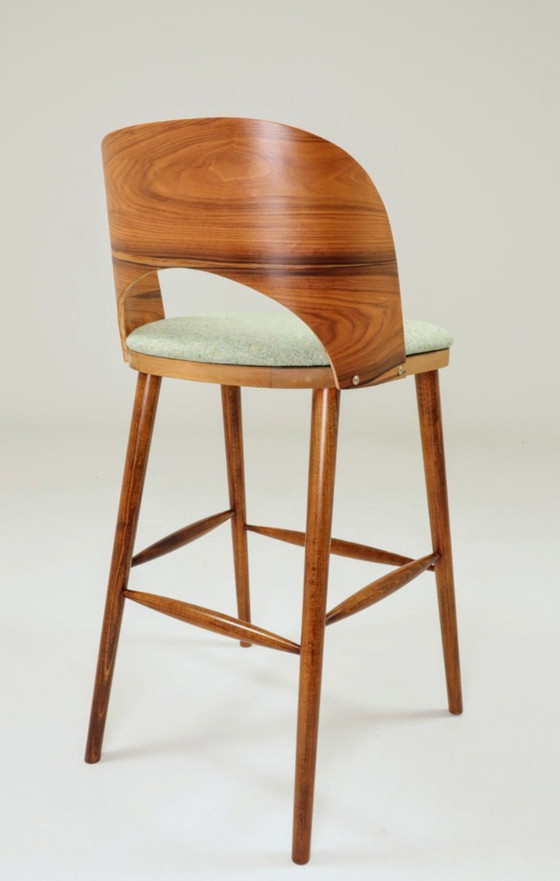 Image 1 of Skandinavischer Barhocker Apfelgrün Granola Palisander Brasil