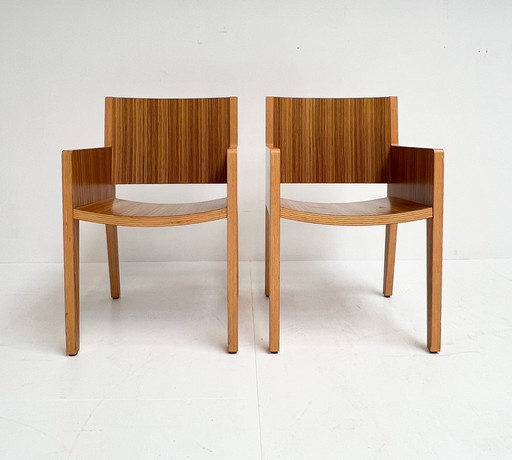 Ensemble de 2 chaises design par D+G Designers Amsterdam, années 1990