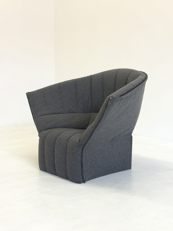 Image 1 of Moel Armchair in Dark Gray by Ligne Roset by Inga Sempé